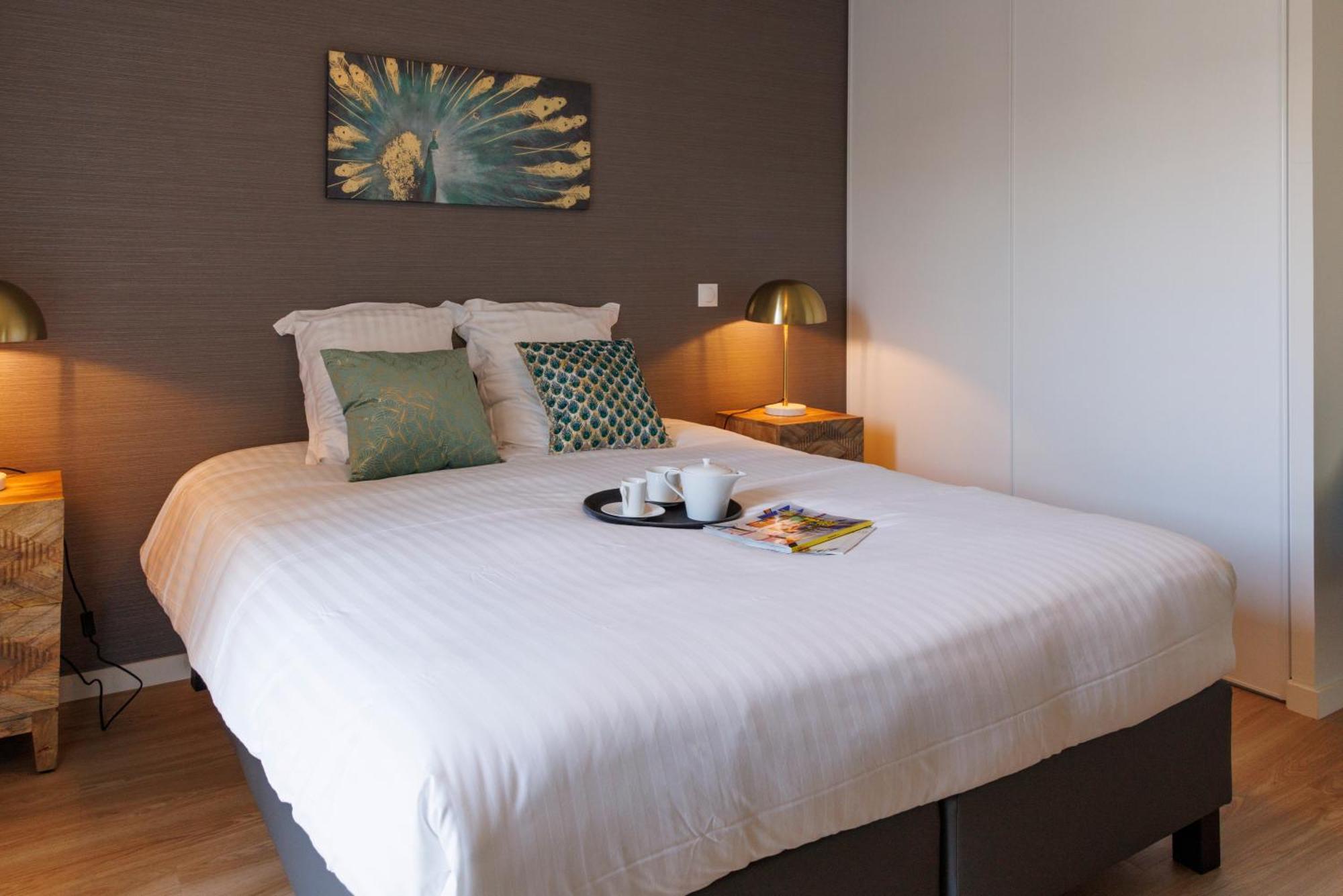 Les Boreales - Appart'Hotel & Restaurant Villers-sur-Mer Buitenkant foto