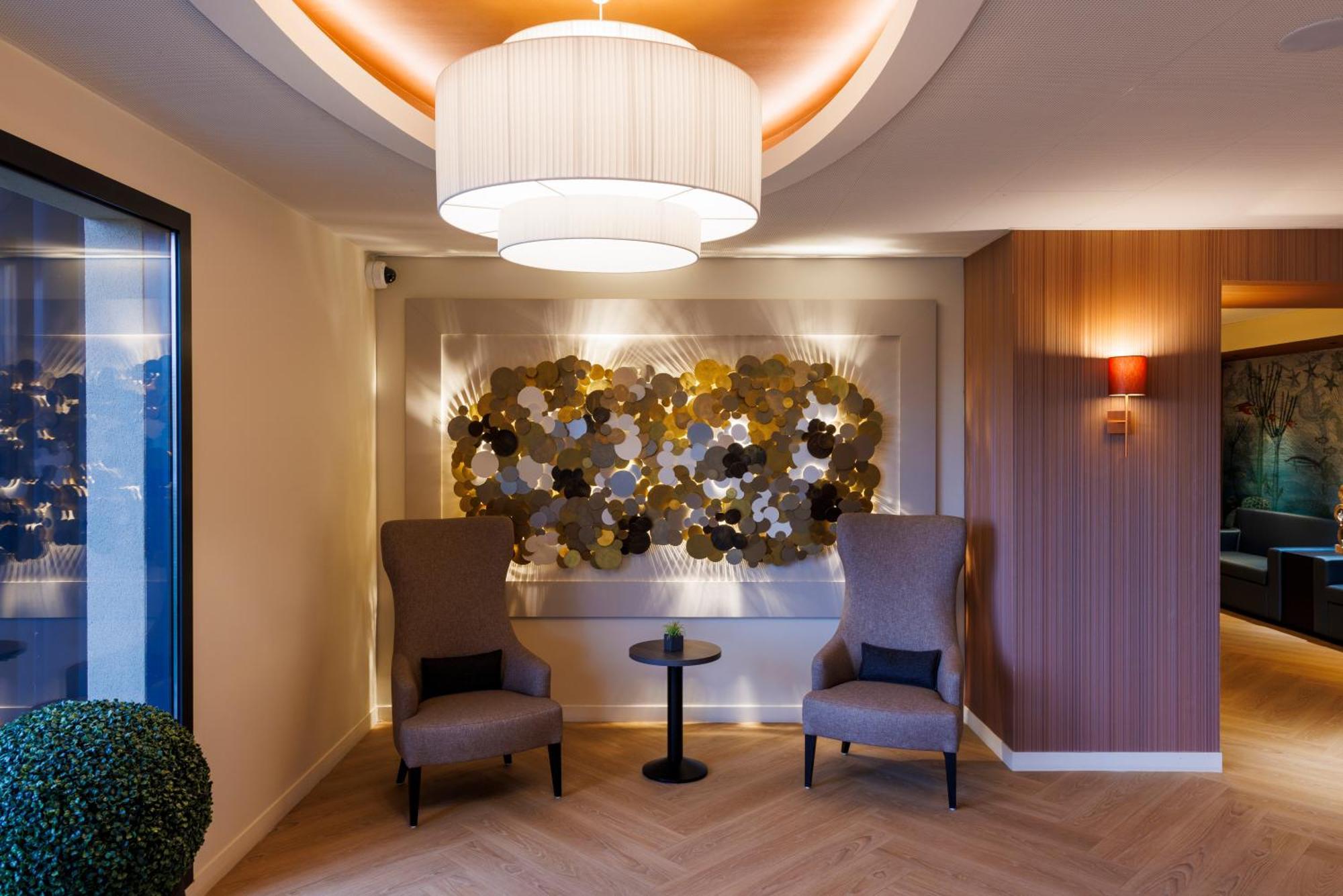 Les Boreales - Appart'Hotel & Restaurant Villers-sur-Mer Buitenkant foto
