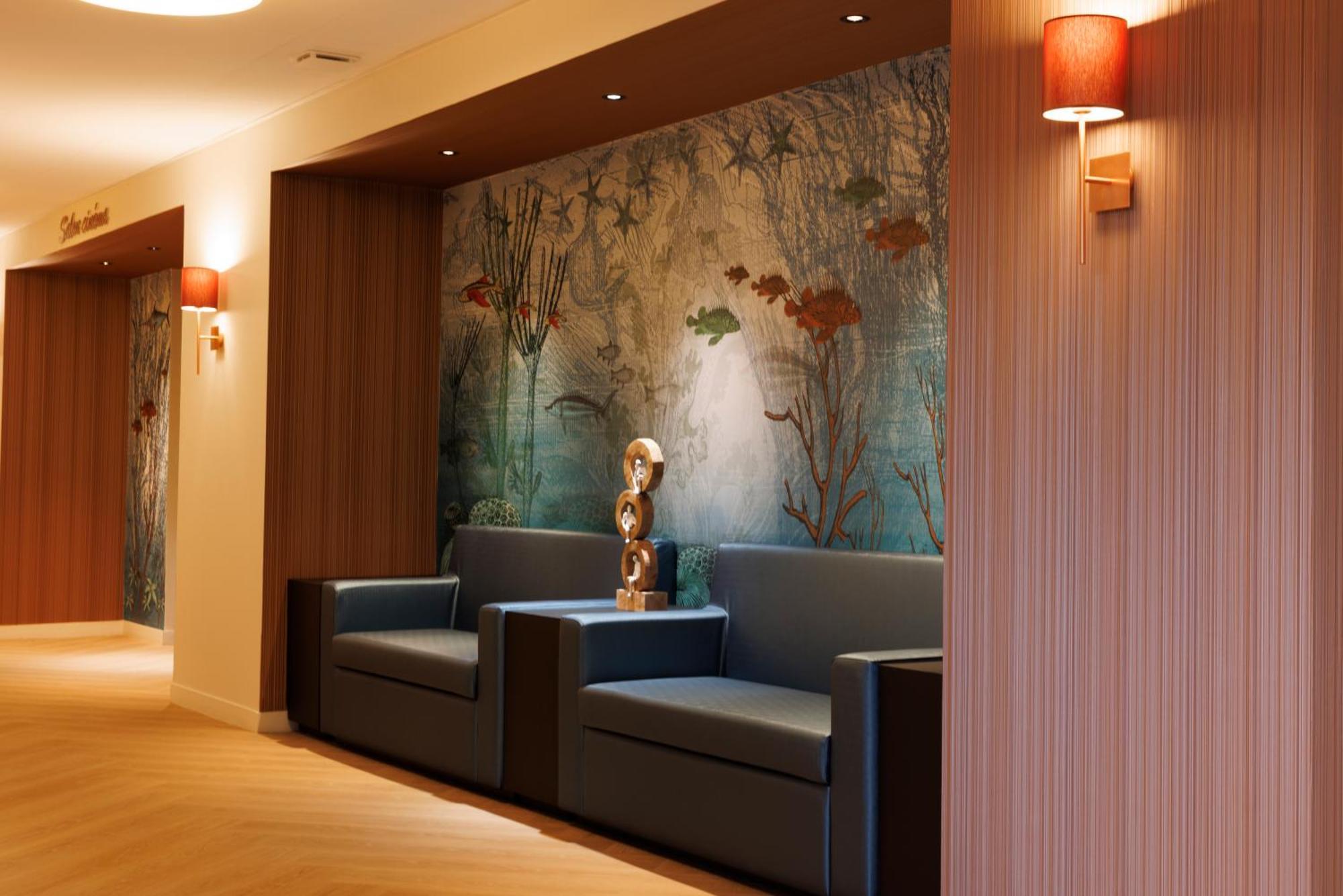 Les Boreales - Appart'Hotel & Restaurant Villers-sur-Mer Buitenkant foto