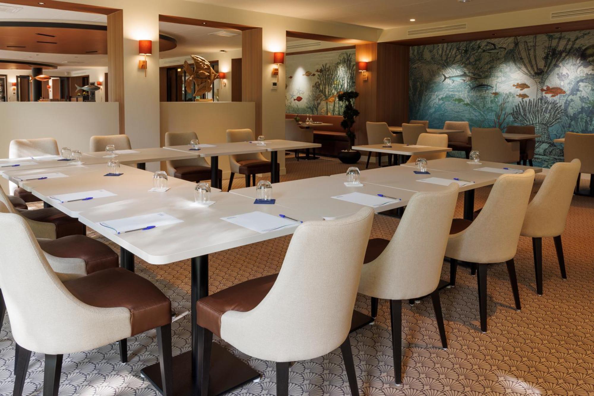 Les Boreales - Appart'Hotel & Restaurant Villers-sur-Mer Buitenkant foto