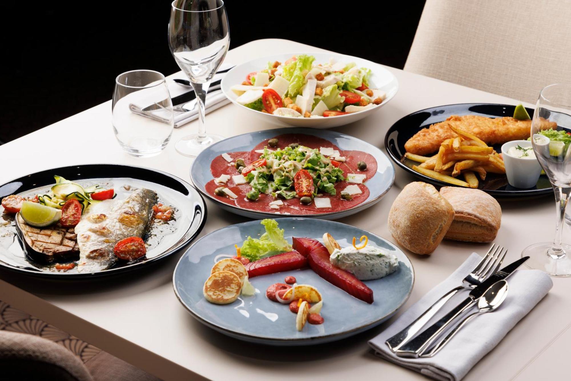 Les Boreales - Appart'Hotel & Restaurant Villers-sur-Mer Buitenkant foto