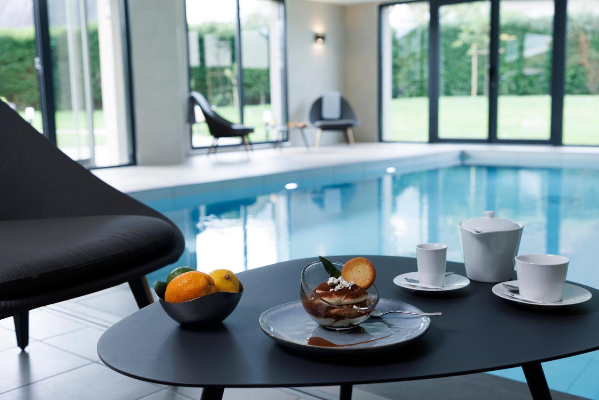 Les Boreales - Appart'Hotel & Restaurant Villers-sur-Mer Buitenkant foto